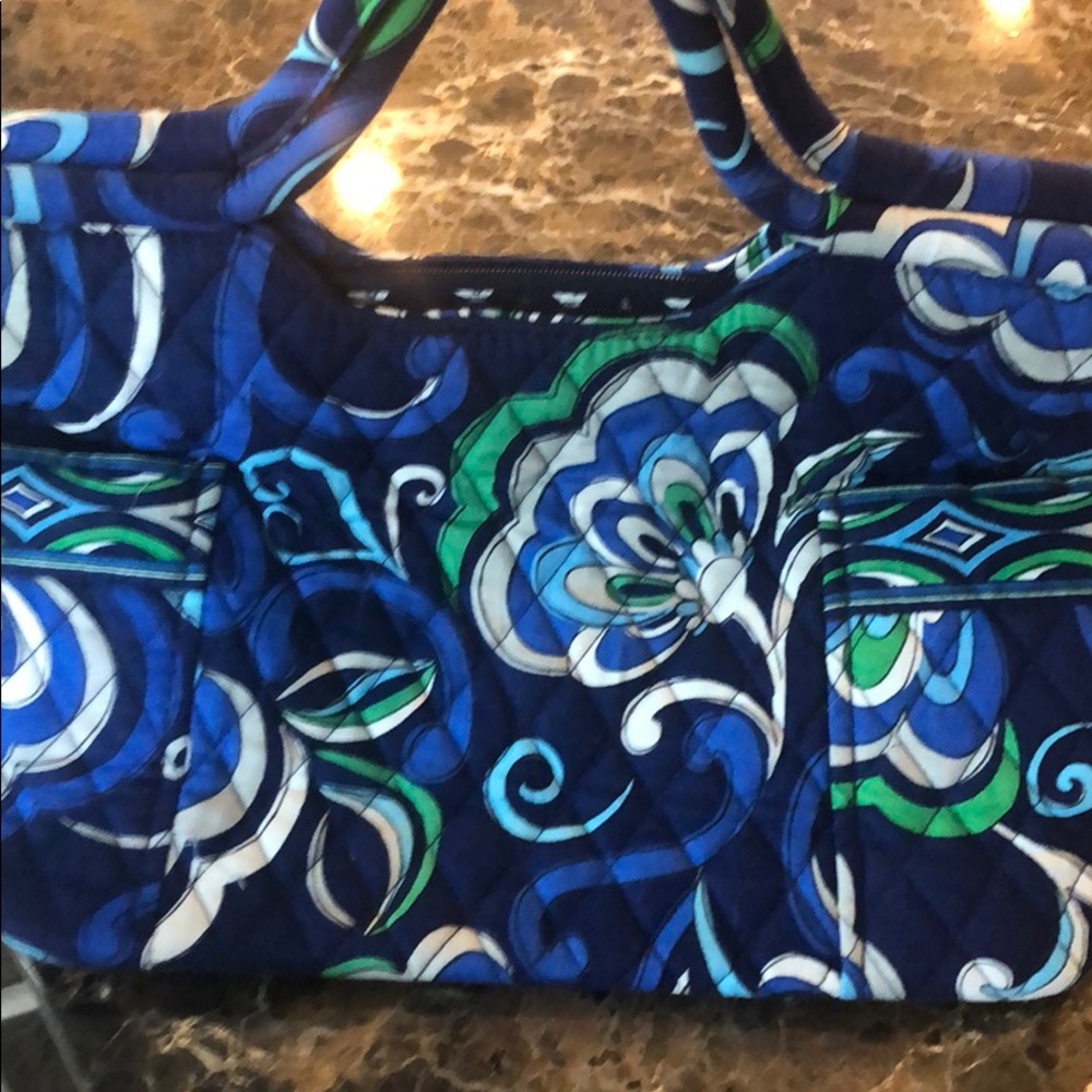 Vera Bradley blue floral purse